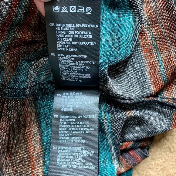 Reiss 1971 Dress Bodycon Black Rainbow
Size Small - Picture 11 of 12